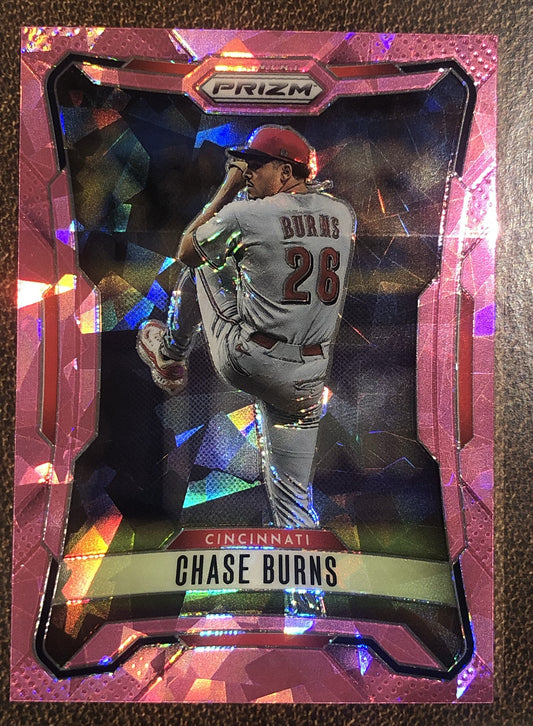 Chase Burns - 2026 Panini Prizm - Pink Ice - Reds
