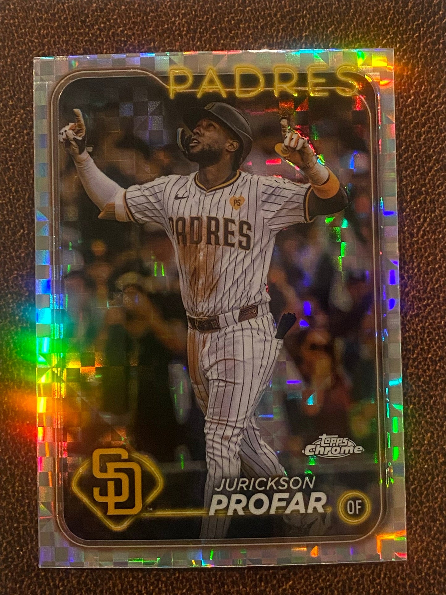 Jurickson Profar - 2024 Topps Chrome Update - XFractor - Padres