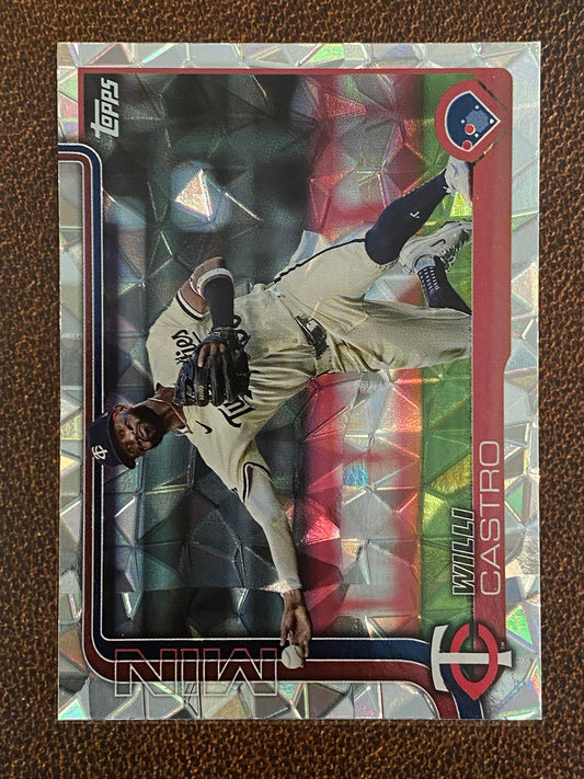 Willi Castro - 2025 Topps Series 1 - Diamante - Twins