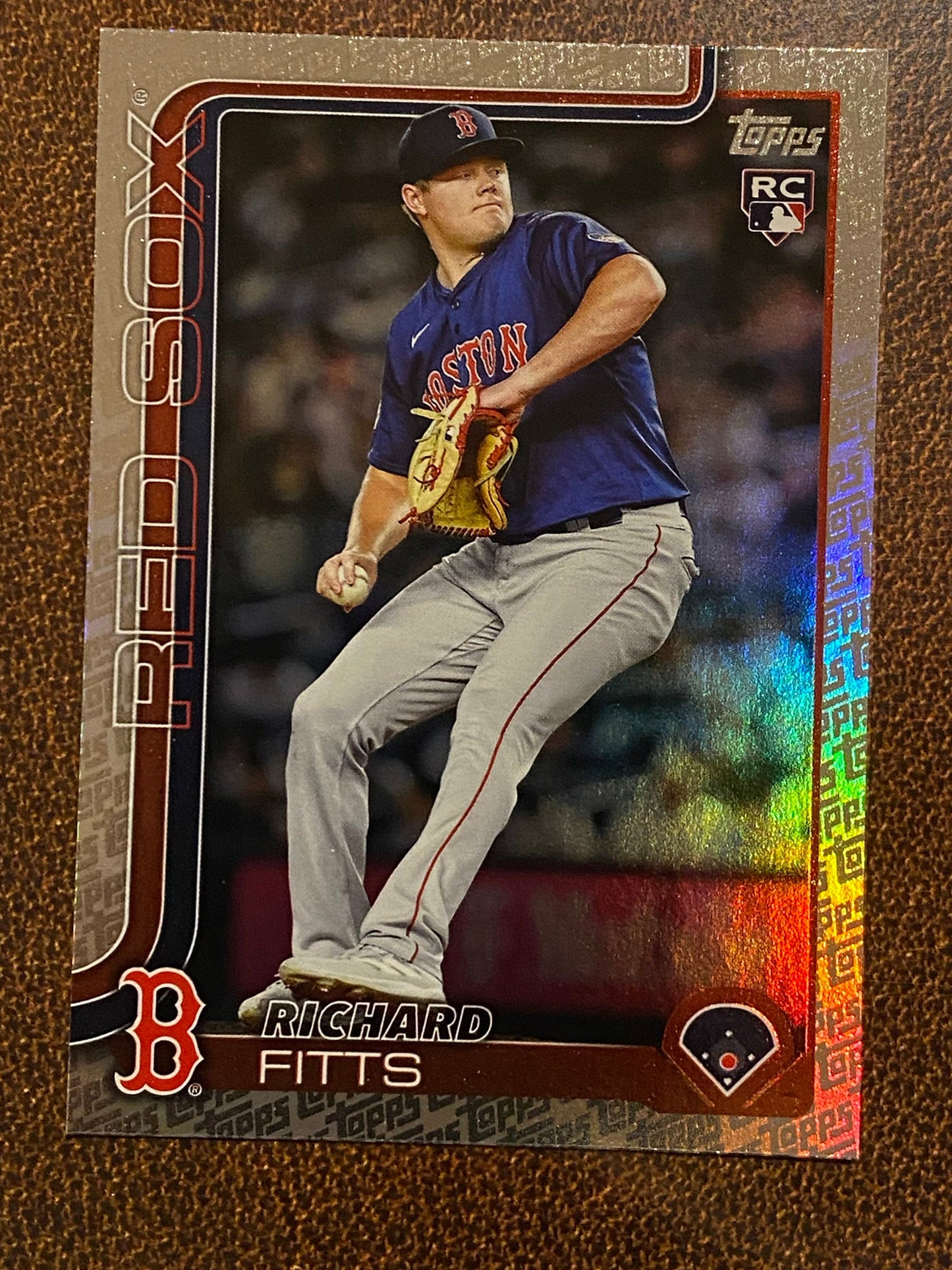 Richard Fitts - 2025 Topps Series 2 - Fanatics Exclusive Topps Foil Border - Red Sox