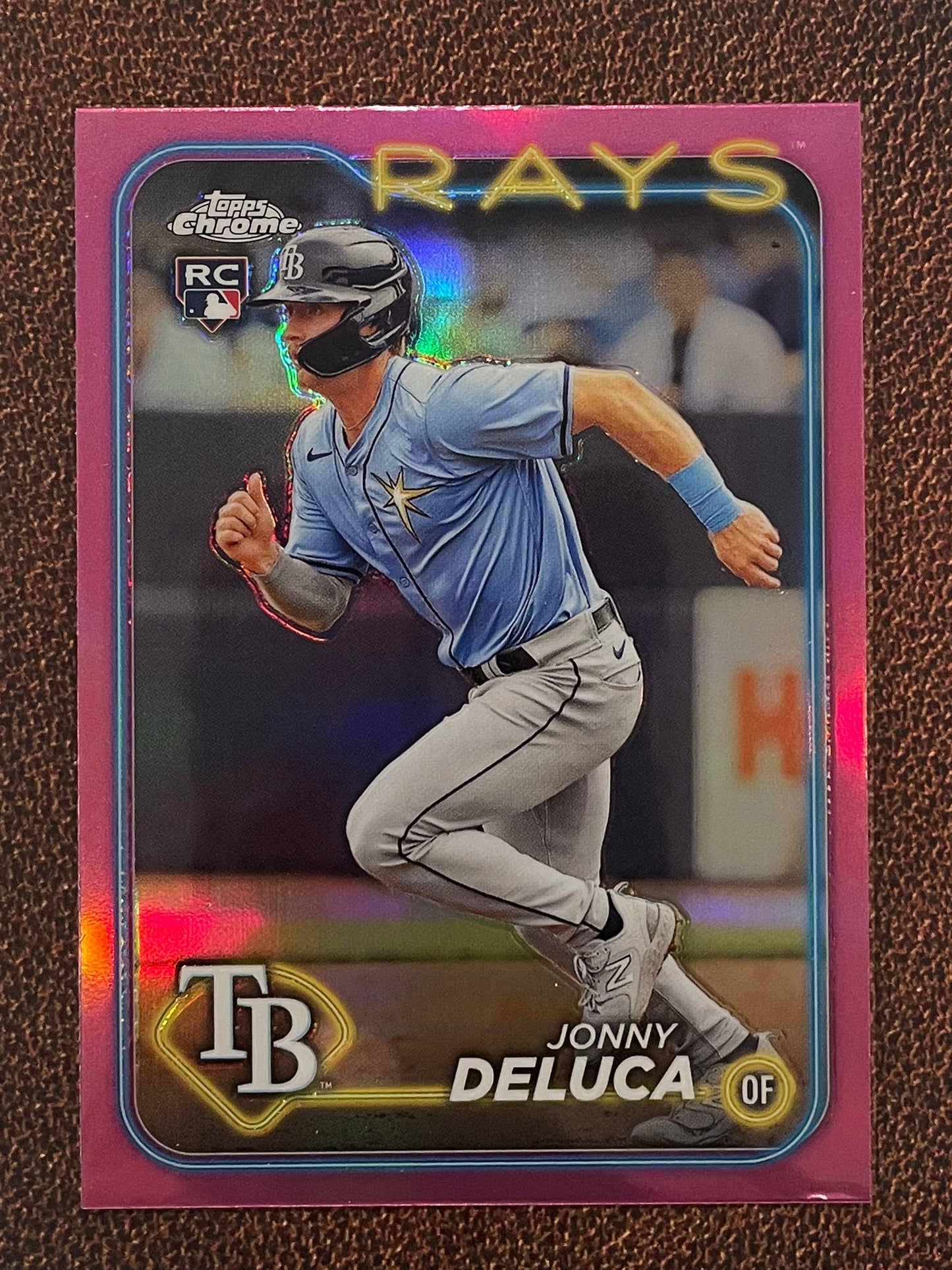 Jonny Deluca - 2024 Topps Chrome - Pink Refractor - Rays