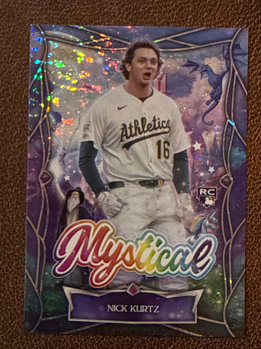 Nick Kurtz - 2025 Topps Update - Mystical Insert - Athletics