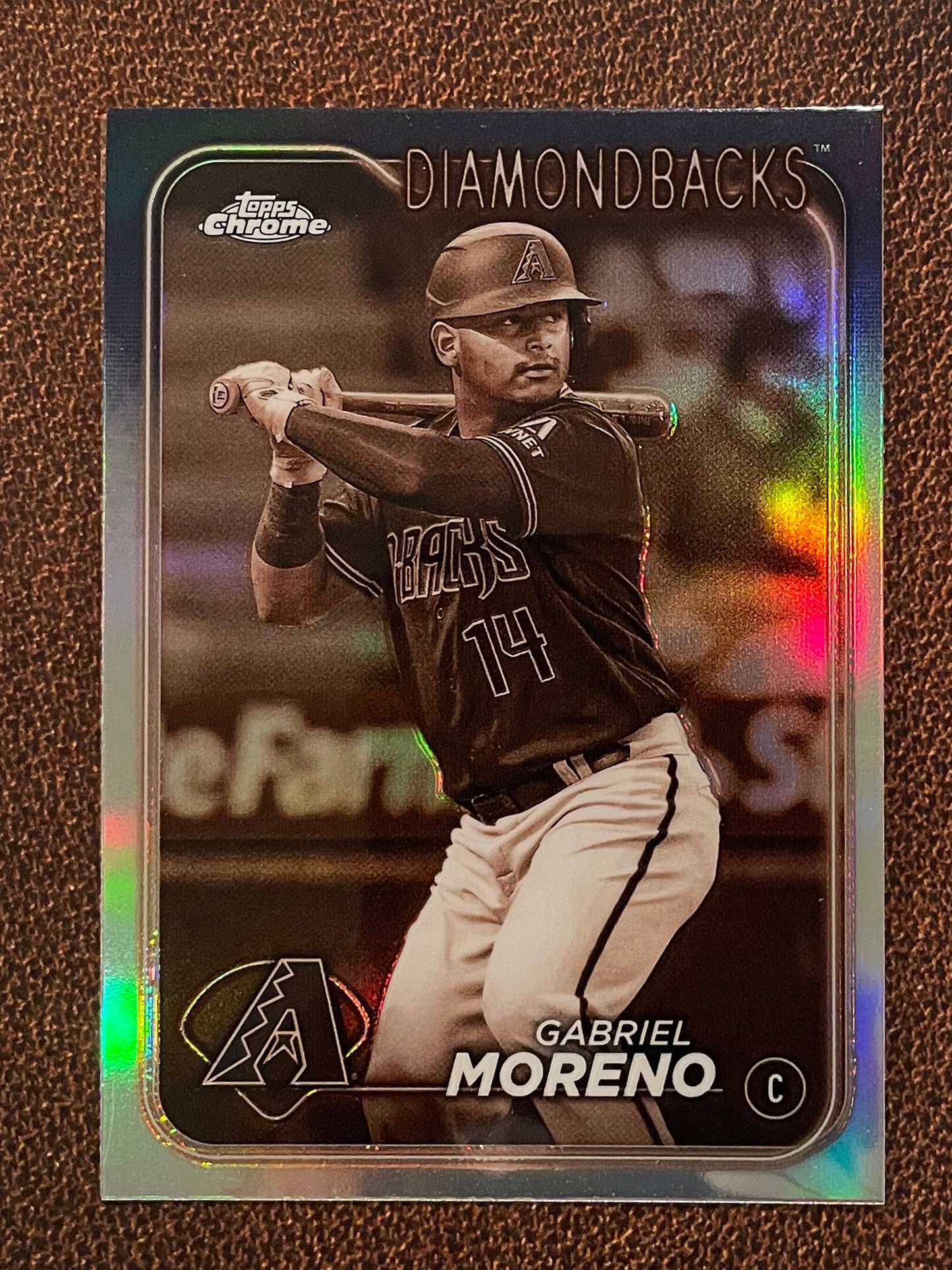 Gabriel Moreno - 2024 Topps Chrome - Sepia Refractor - Diamondbacks