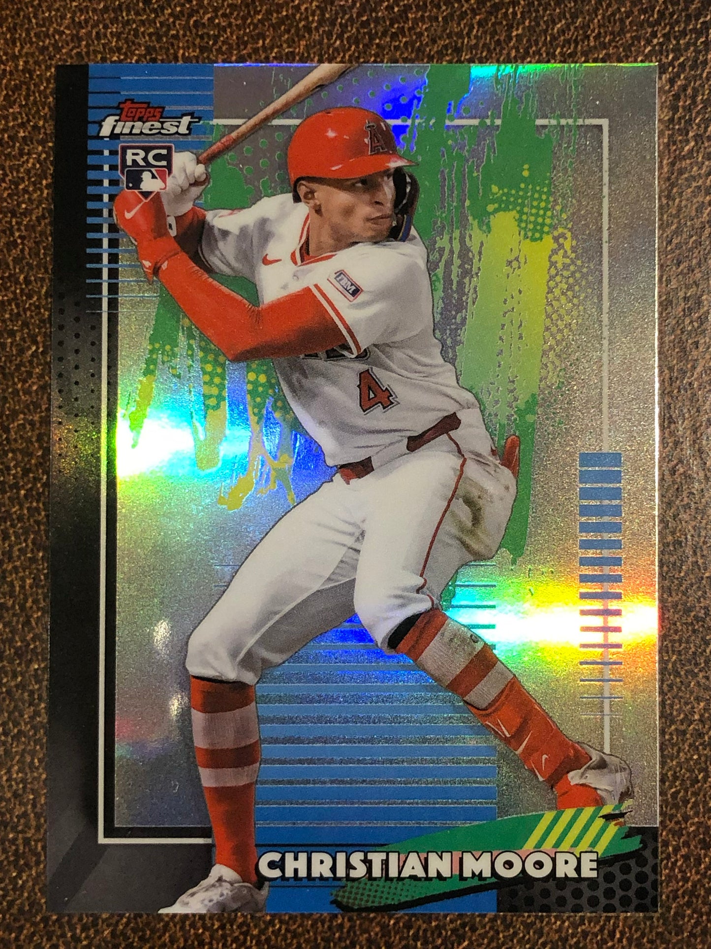Christian Moore - 2026 Topps Finest - Common Refractor - Angels