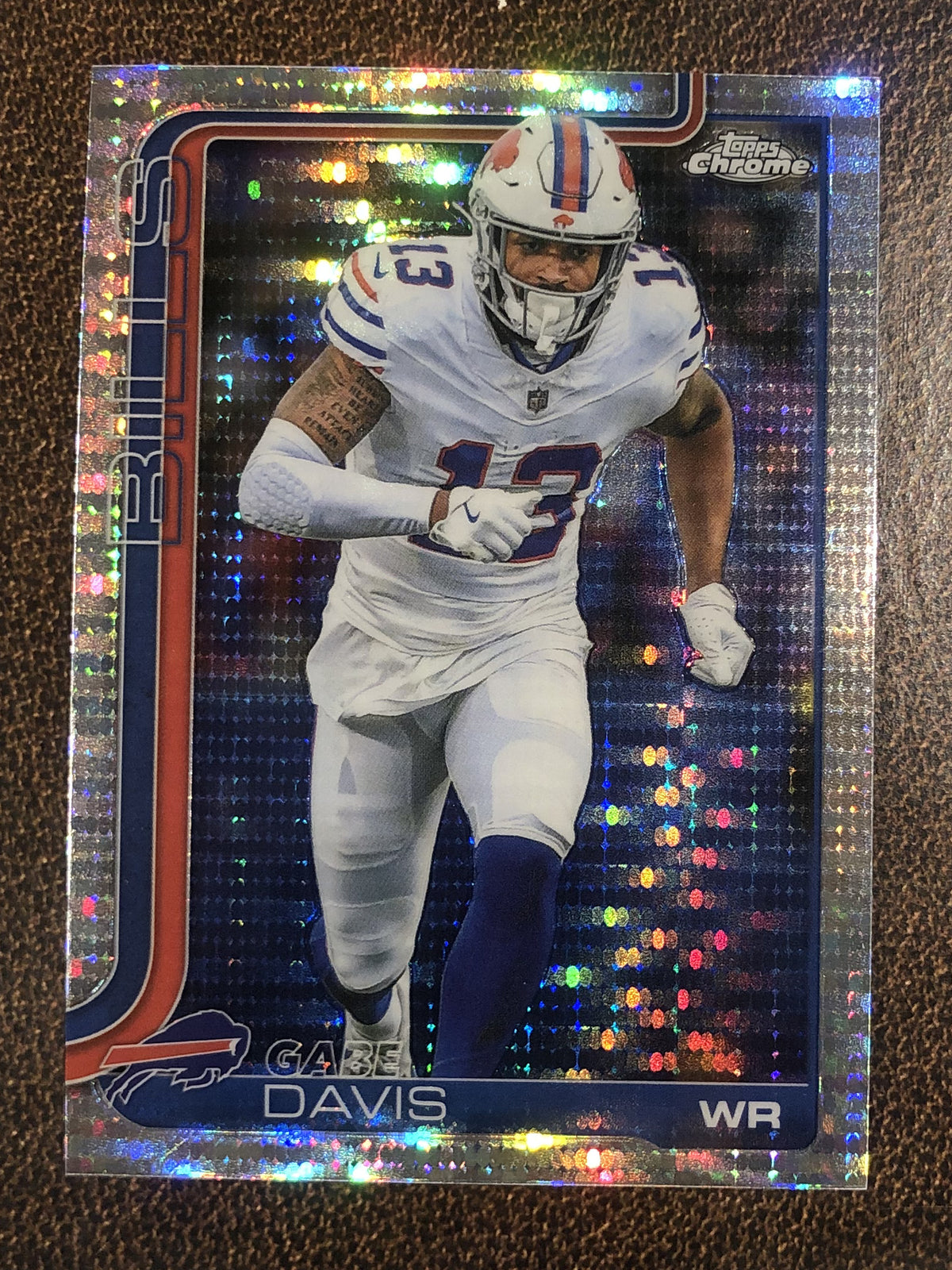 Gabe Davis - 2025 Topps Chrome - Prizm Refractor - Bills