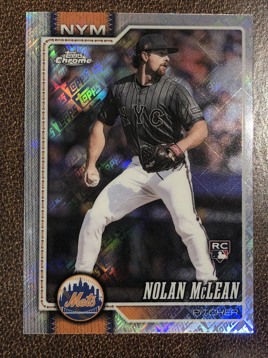 Nolan McLean - 2026 Topps Chrome - Fanatics Topps Foil - Mets