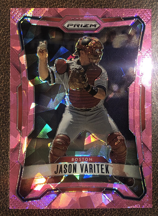 Jason Varitek - 2026 Panini Prizm - Pink Ice - Red Sox