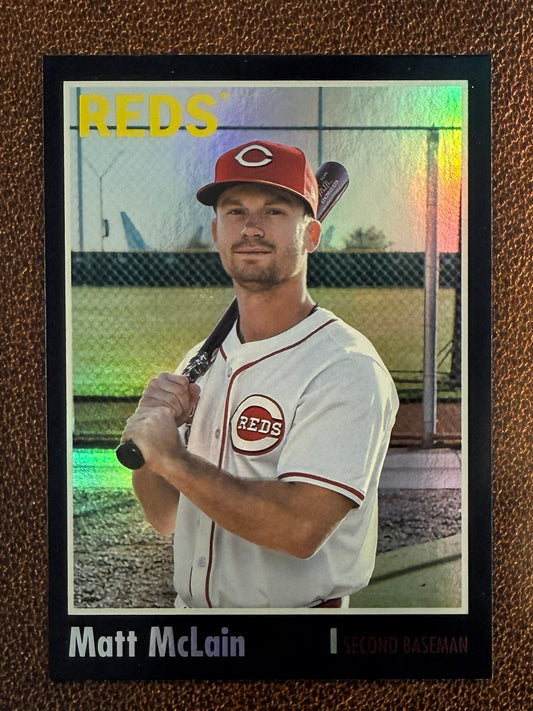 Matt McLain - 2024 Topps Archives - Black Foil - Reds