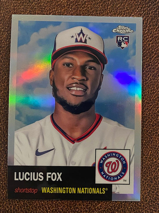 Lucius Fox - 2022 Topps Chrome Platinum Anniversary - Refractor - Nationals