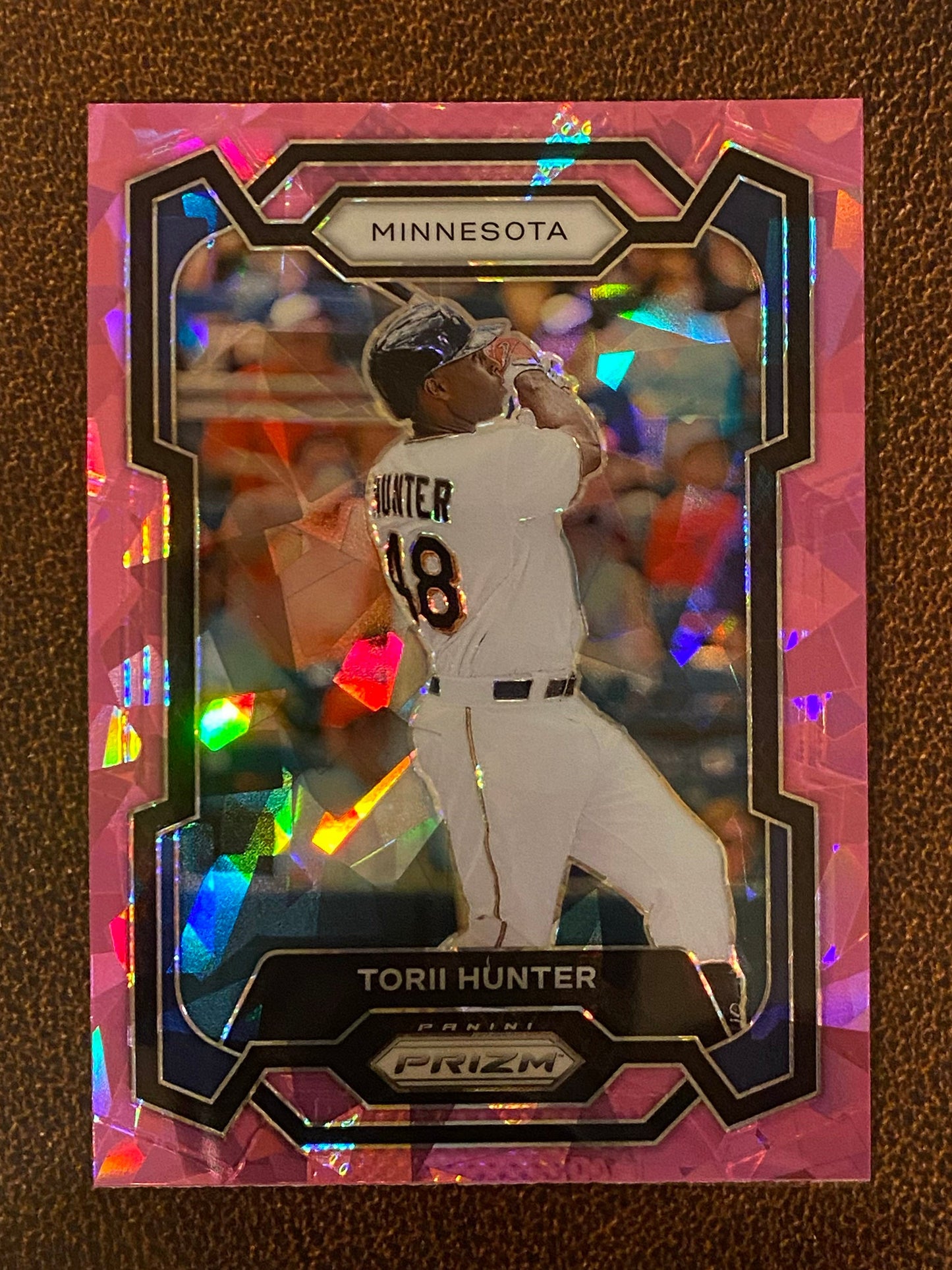 Torii Hunter - 2024 Panini Prizm - Pink Ice Mega - Twins