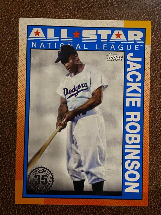 Jackie Robinson - 2025 Topps Series 2 - 1990 All Star Insert - Dodgers