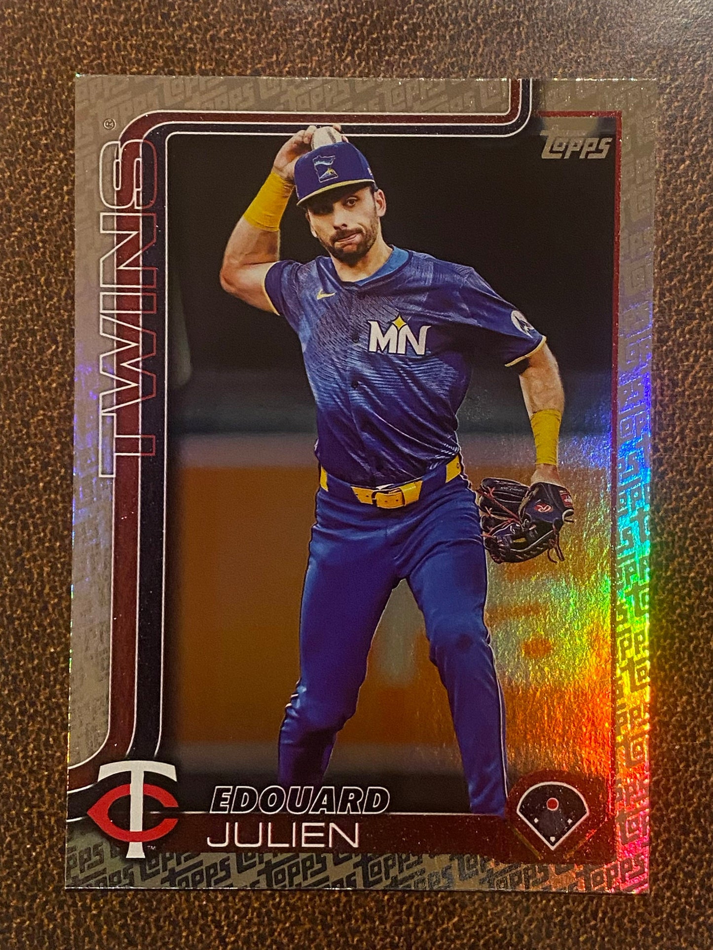 Edouard Julien - 2025 Topps Series 2 - Fanatics Exclusive Topps Foil Border - Twins