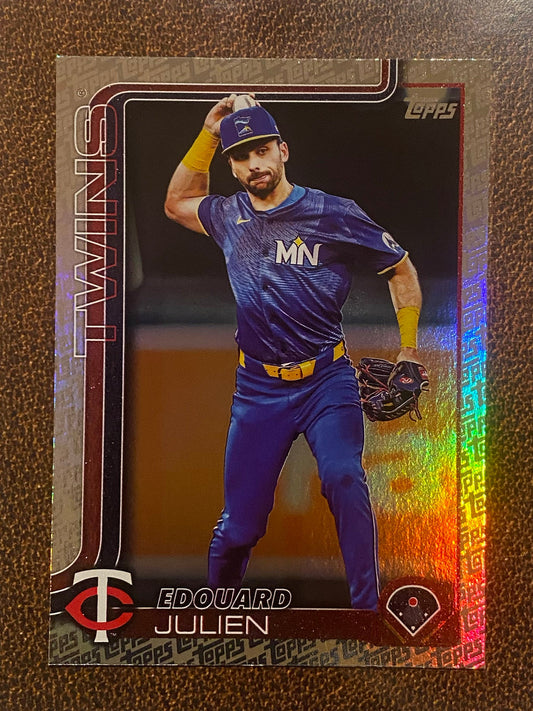 Edouard Julien - 2025 Topps Series 2 - Fanatics Exclusive Topps Foil Border - Twins