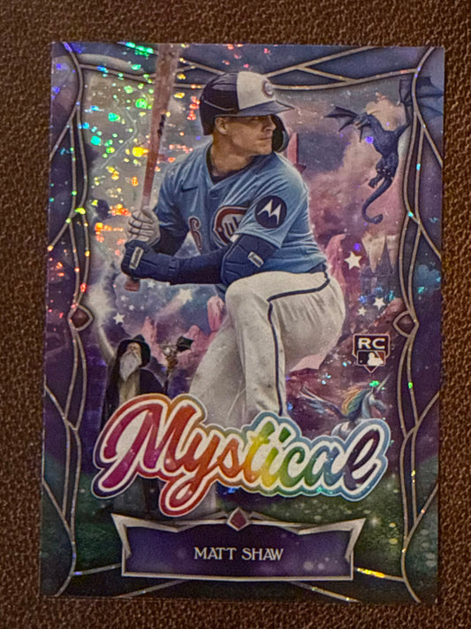 Matt Shaw - 2025 Topps Update - Mystical Insert - Cubs