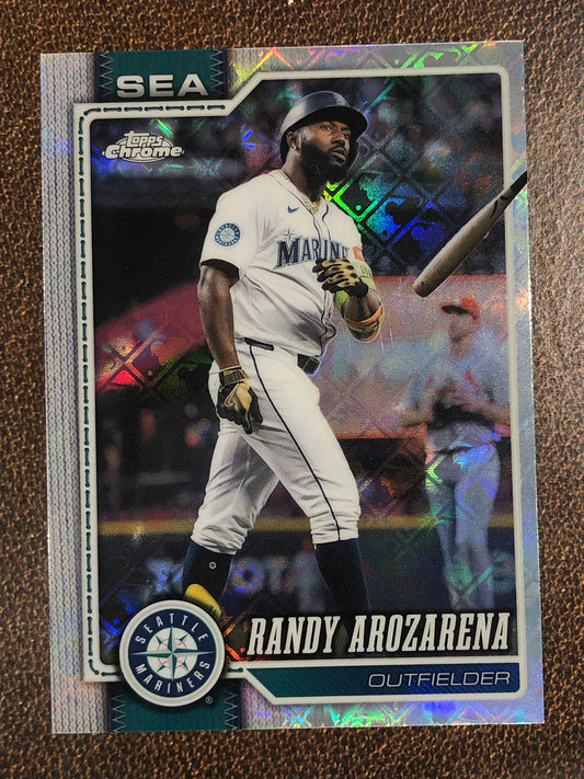 Randy Arozarena - 2026 Topps Chrome Logofractor - Base Logofractor - Mariners
