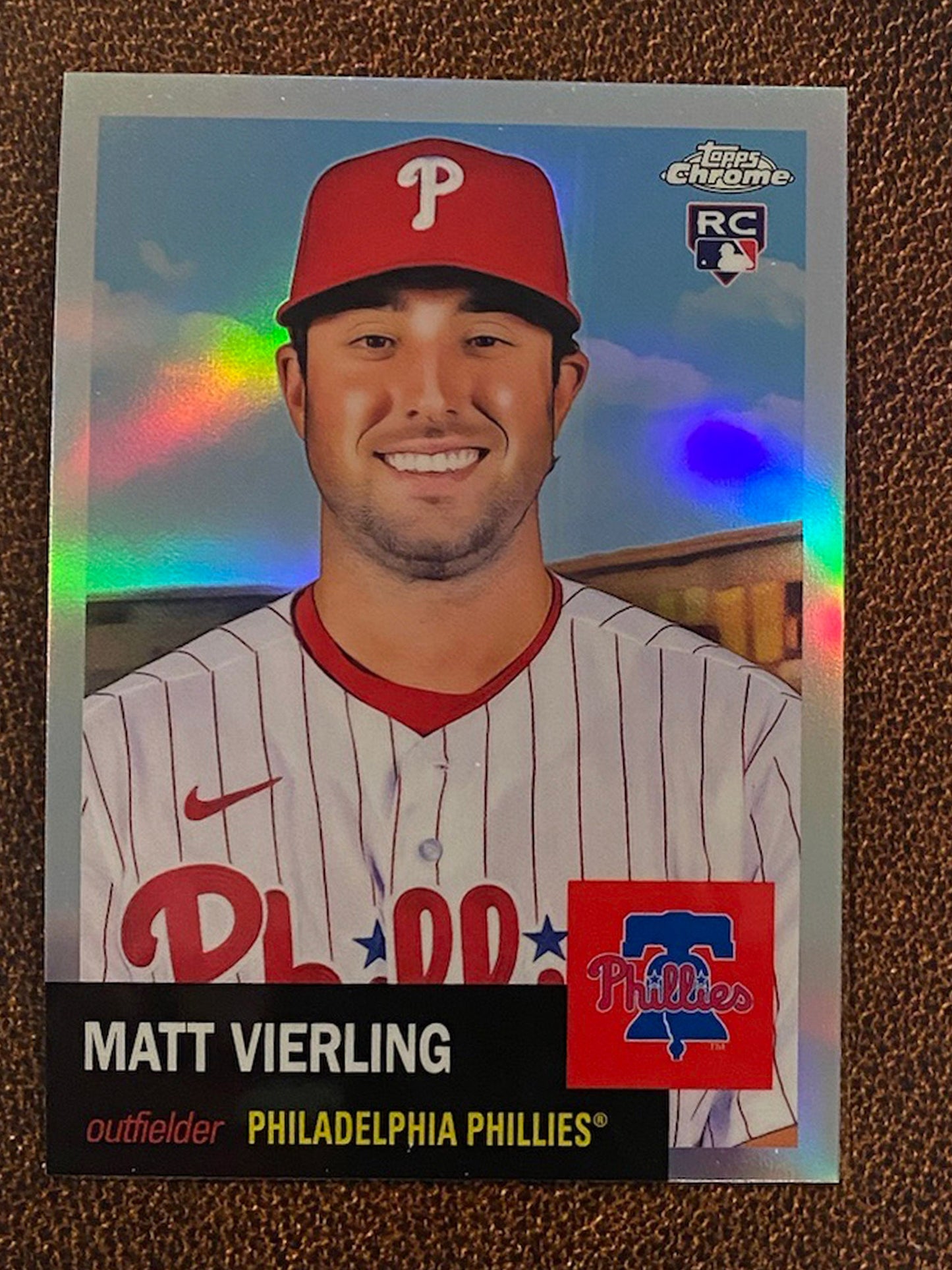 Matt Vierling - 2022 Topps Chrome Platinum Anniversary - Refractor - Phillies