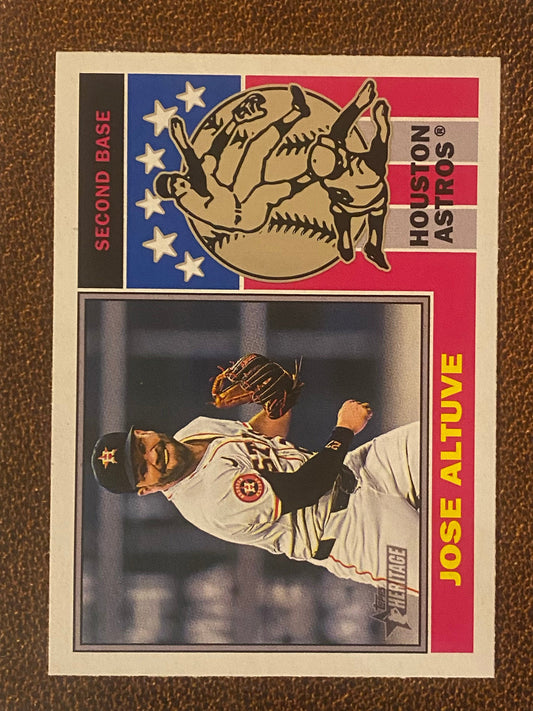 Jose Altuve - 2025 Topps Heritage - Player Icon Insert - Astros