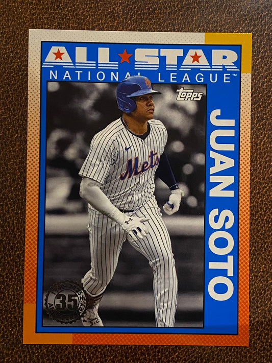 Juan Soto - 2025 Topps Series 2 - 1990 All Star Insert - Mets