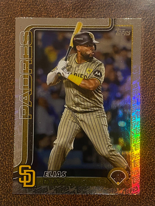 Elias Diaz - 2025 Topps Series 2 - Fanatics Exclusive Topps Foil Border - Padres