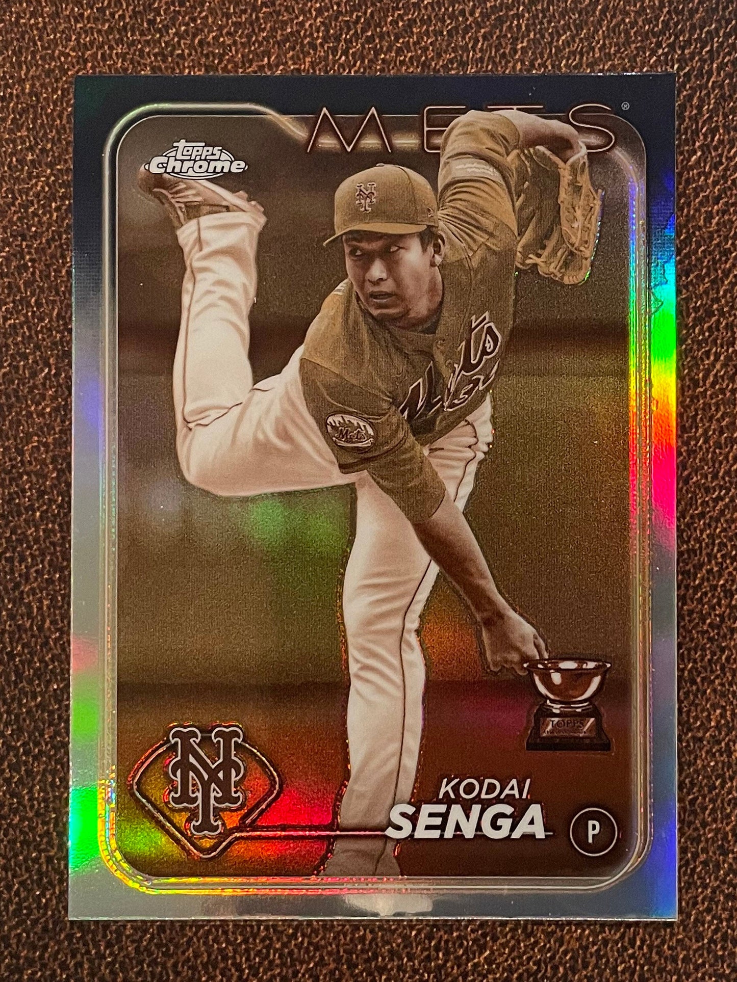 Kodai Senga - 2024 Topps Chrome - Sepia Refractor - Mets