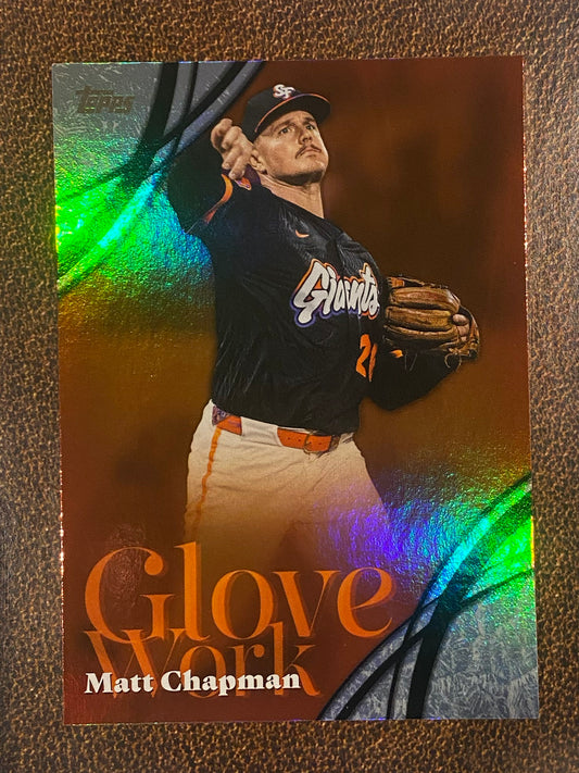 Matt Chapman - 2026 Topps Series 2 - Glove Work - Giants