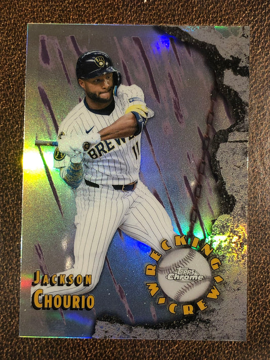 Jackson Chourio - 2026 Topps Chrome - Wrecking Crew Insert - Brewers
