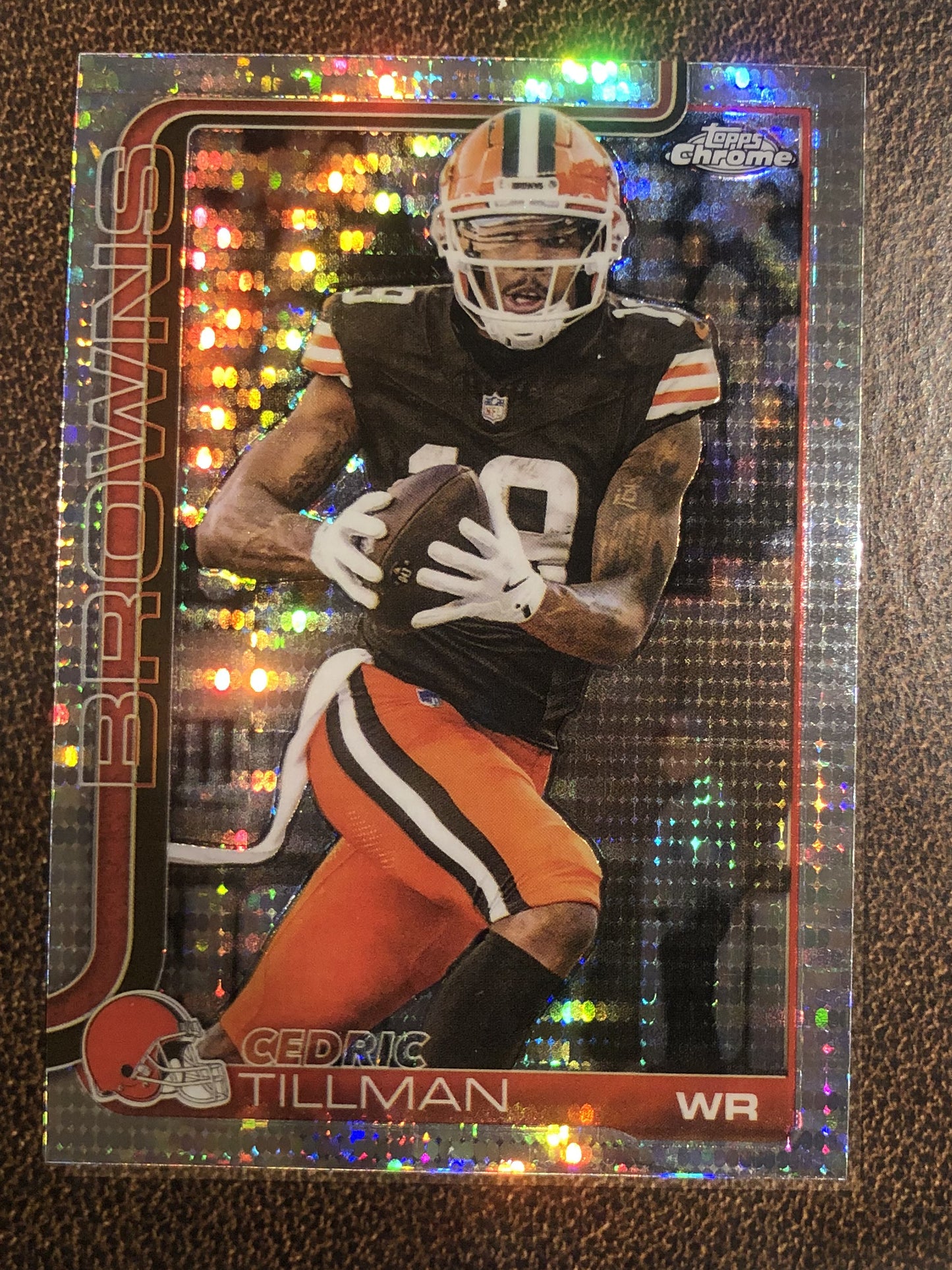 Cedric Tillman - 2025 Topps Chrome - Prizm Refractor - Browns
