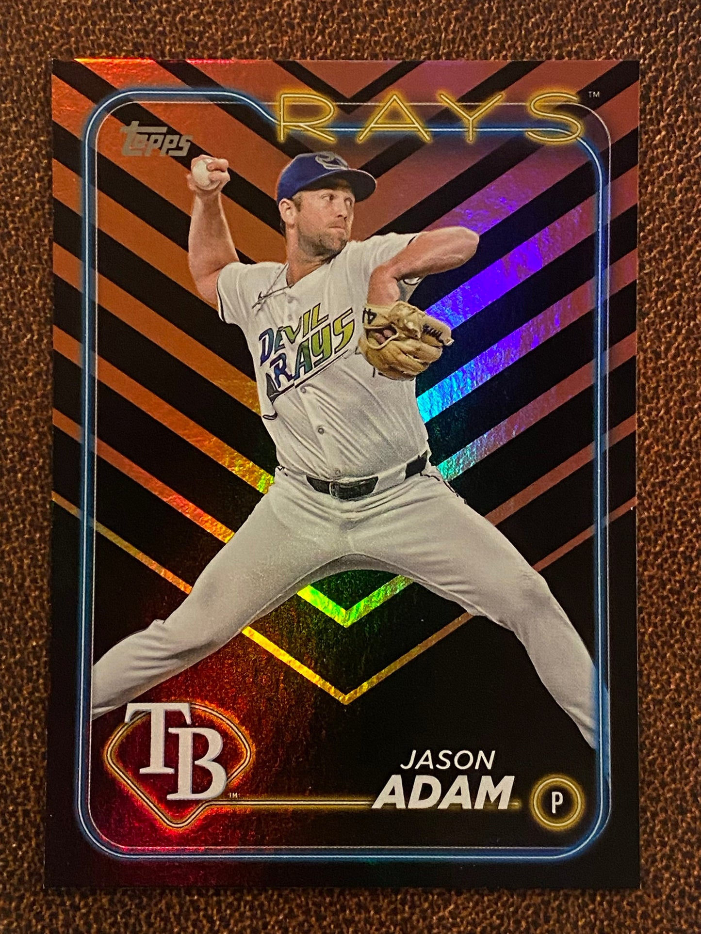 Jason Adam - 2024 Topps Update - Holiday Parallel - Rays