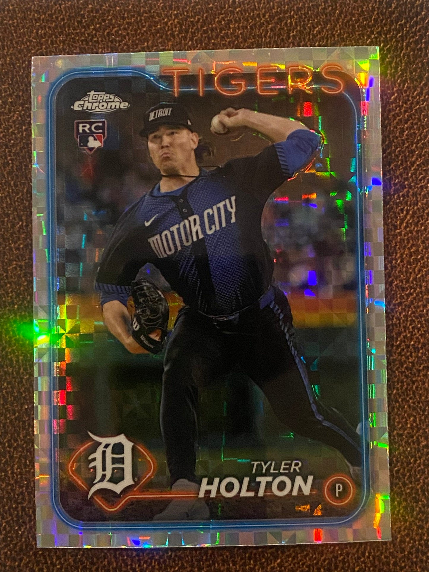 Tyler Holton - 2024 Topps Chrome Update - XFractor - Tigers