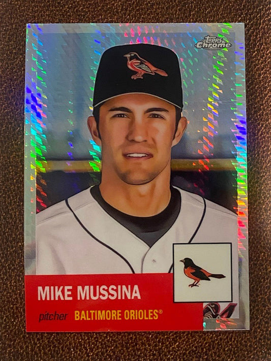 Mike Mussina - 2022 Topps Chrome Platinum Anniversary - Prism Refractor - Orioles