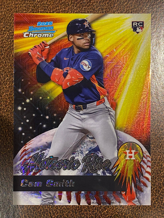 Cam Smith - 2025 Bowman Chrome - Meteoric Rise Mojo - Astros