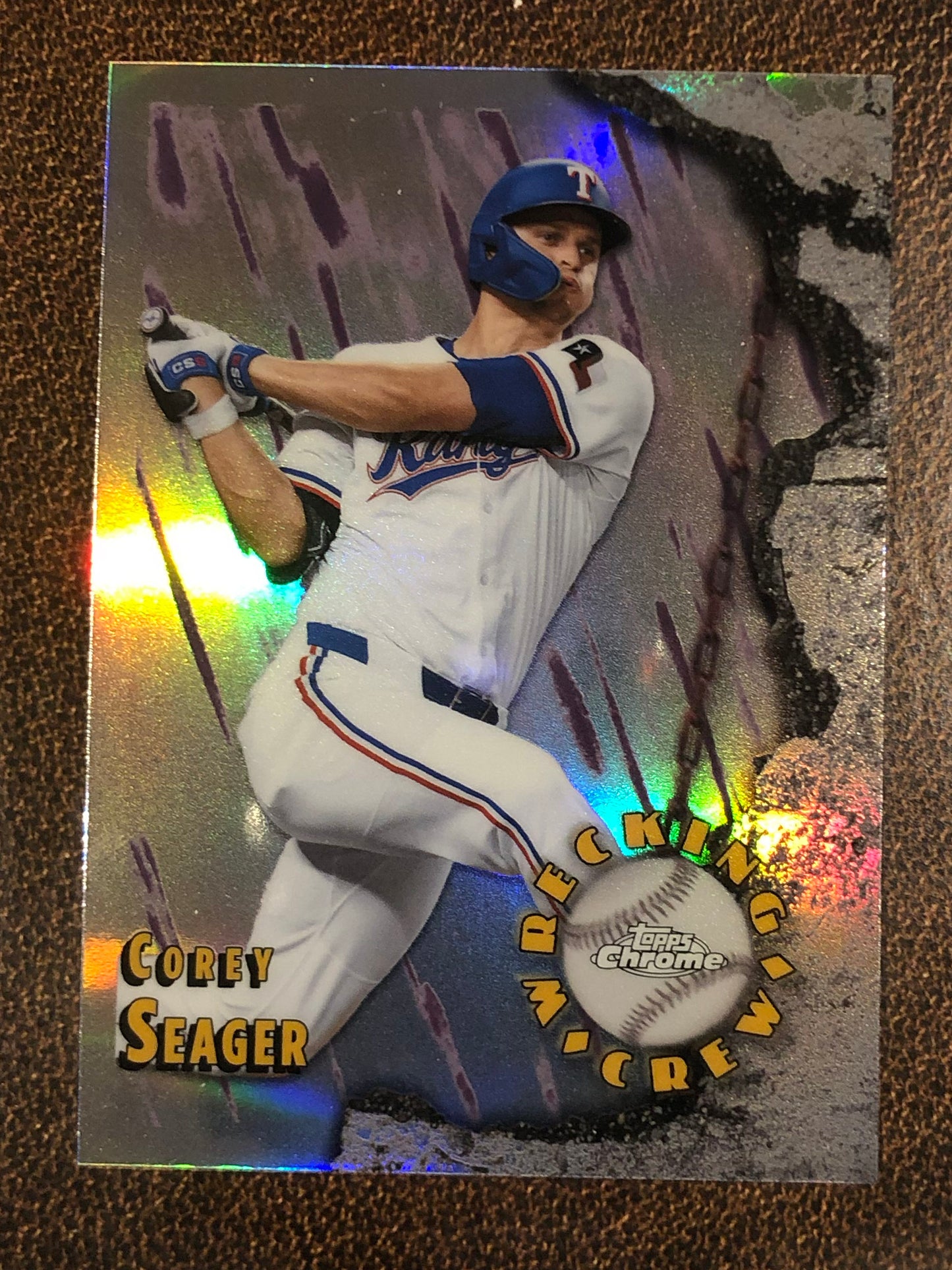 Corey Seager - 2026 Topps Chrome - Wrecking Crew Insert - Rangers