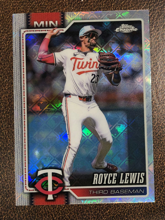 Royce Lewis - 2026 Topps Chrome Logofractor - Base Logofractor - Twins