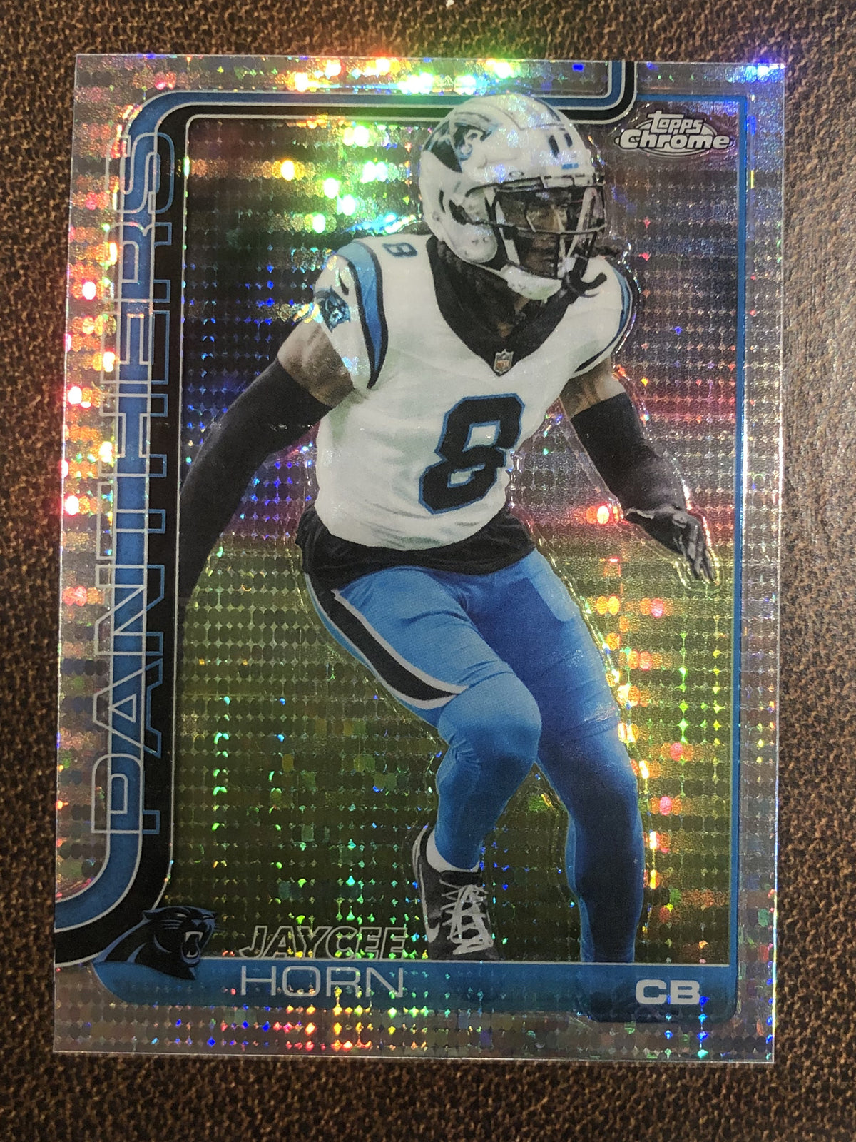 Jaycee Horn - 2025 Topps Chrome - Prizm Refractor - Panthers