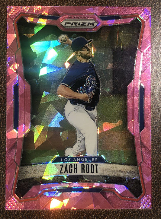 Zach Root - 2026 Panini Prizm - Pink Ice - Dodgers