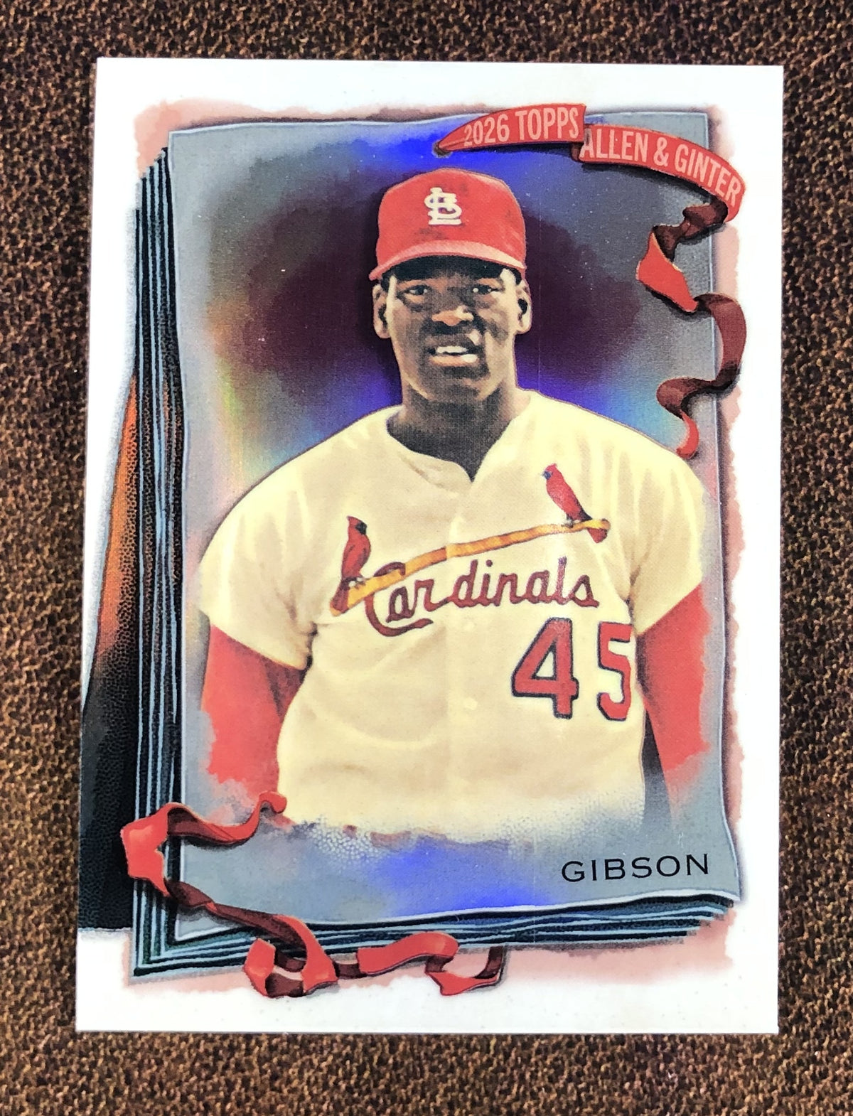 Bob Gibson - 2026 Topps Allen & Ginter - Chrome Refractor - Cardinals