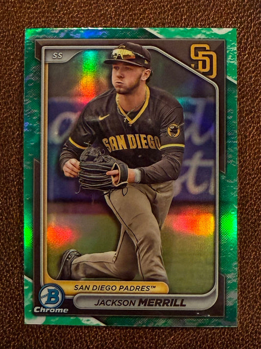 Jackson Merrill - 2024 Bowman - Chrome Lunar Glow - Padres