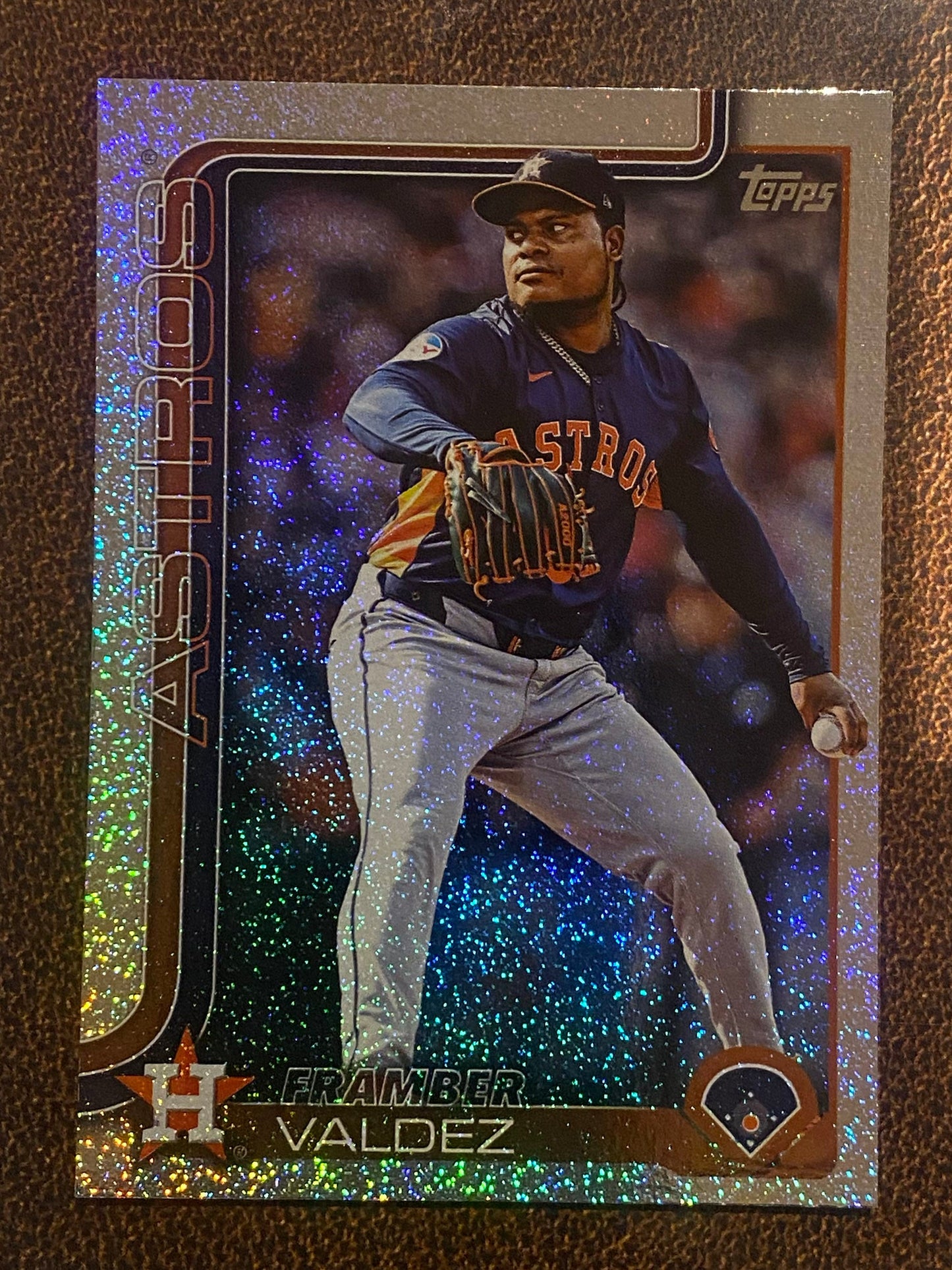 Framber Valdez - 2025 Topps Series 2 - Sandglitter - Astros