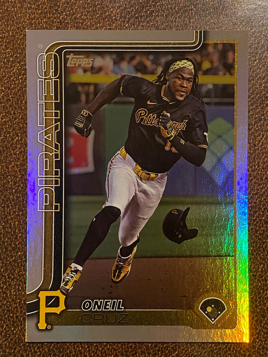 Oneil Cruz - 2025 Topps Series 1 - Rainbow Foil - Pirates