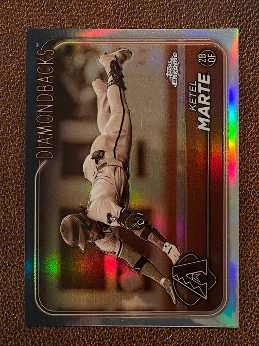 Ketel Marte - 2024 Topps Chrome - Sepia Refractor - Diamondbacks