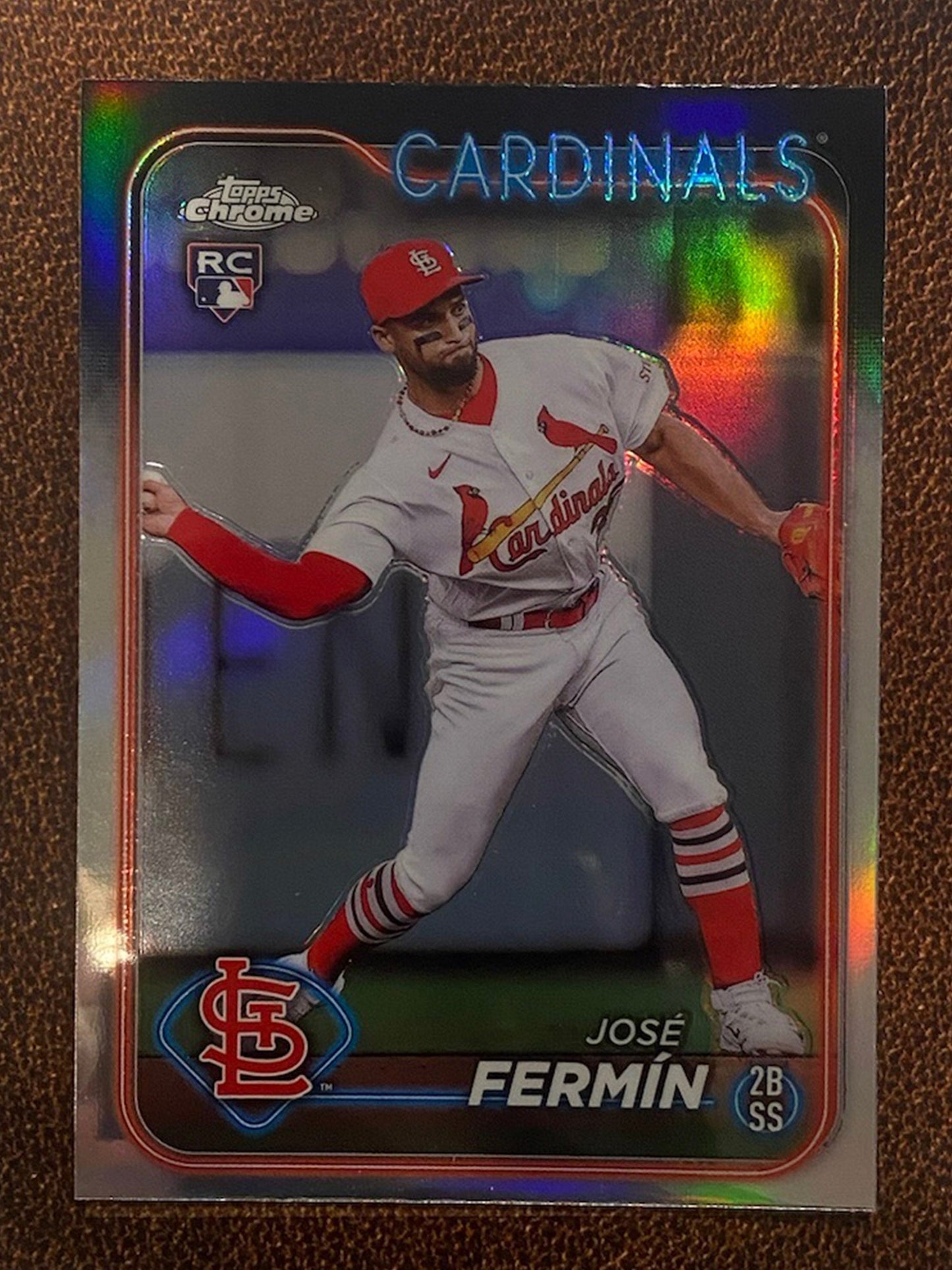 Jose Fermin - 2024 Topps Chrome - Refractor - Cardinals