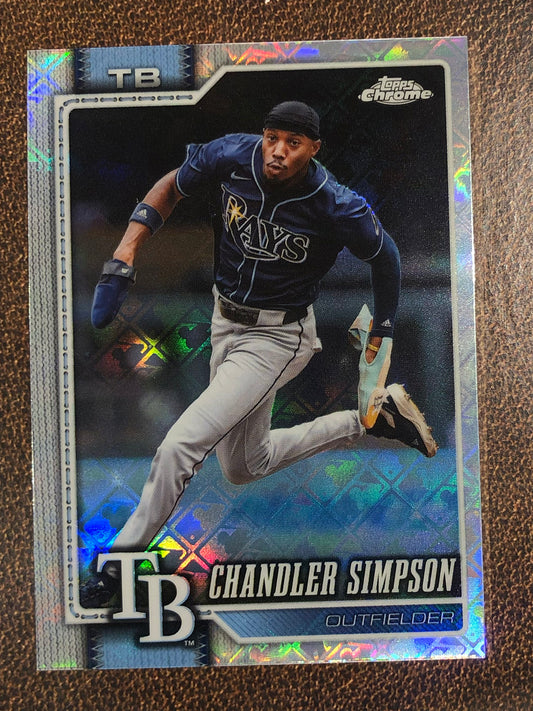 Chandler Simpson - 2026 Topps Chrome Logofractor - Base Logofractor - Rays