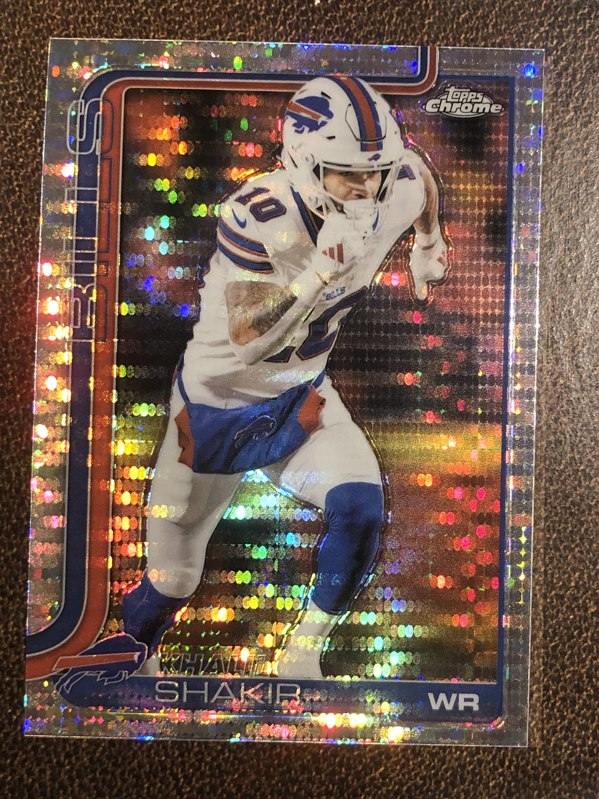Khalil Shakir - 2025 Topps Chrome - Prizm Refractor - Bills