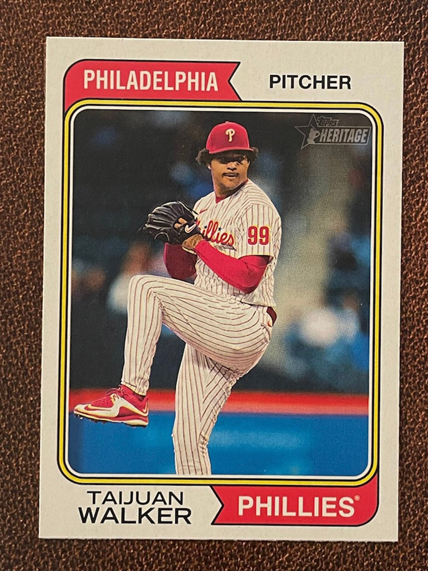 Taijuan Walker - 2023 Topps Heritage - Short Print - Phillies