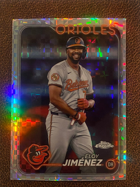 Eloy Jimenez - 2024 Topps Chrome Update - XFractor - Orioles