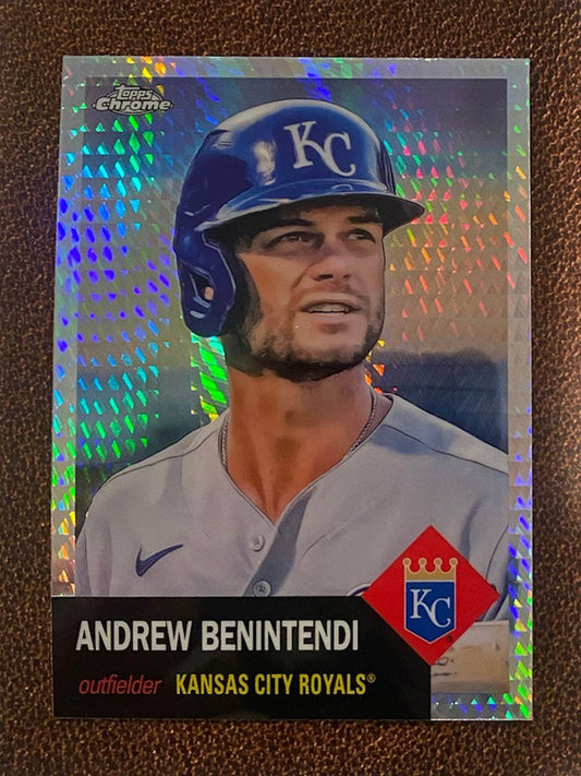 Andrew Benintendi - 2022 Topps Chrome Platinum Anniversary - Prism Refractor - Royals