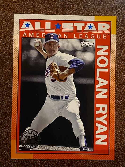 Nolan Ryan - 2025 Topps Series 2 - 1990 All Star Insert - Angels