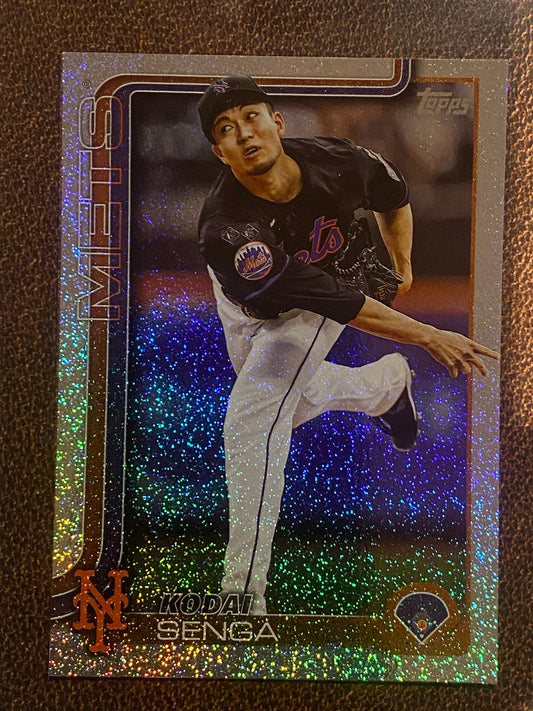 Kodai Senga - 2025 Topps Series 2 - Sandglitter - Mets