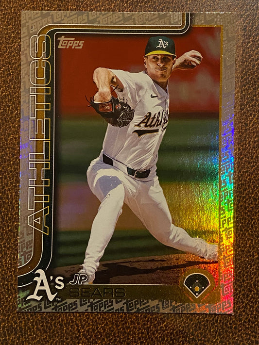JP Sears - 2025 Topps Series 2 - Fanatics Exclusive Topps Foil Border - Athletics