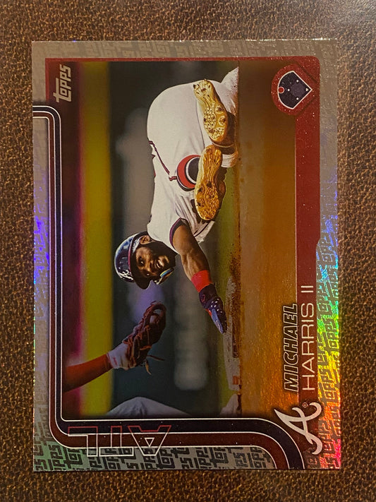 Michael Harris II - 2025 Topps Series 2 - Fanatics Exclusive Topps Foil Border - Braves